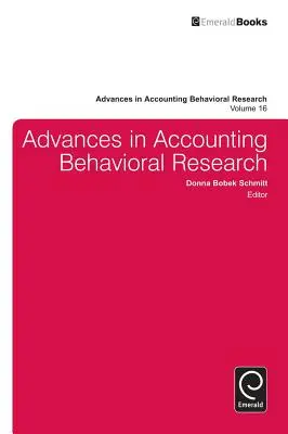 Pokroky v behaviorálnom výskume účtovníctva - Advances in Accounting Behavioral Research