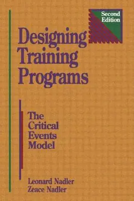 Navrhovanie vzdelávacích programov: Model kritických udalostí - Designing Training Programs: The Critical Events Model