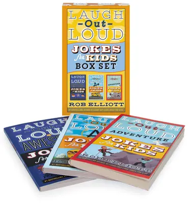 Súbor vtipov pre deti: Vtipy na vysmievanie: Úžasné vtipy pre deti, A+ vtipy pre deti a dobrodružné vtipy pre deti - Laugh-Out-Loud Jokes for Kids Box Set: Awesome Jokes for Kids, A+ Jokes for Kids, and Adventure Jokes for Kids