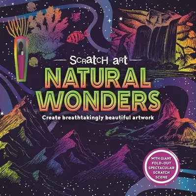 Prírodné zázraky: Kniha aktivít pre dospelých - Natural Wonders: Adult Scratch Art Activity Book