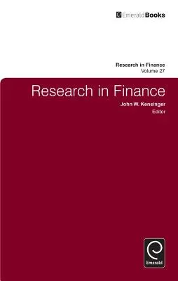 Výskum v oblasti financií, ročník 27 - Research in Finance, Volume 27