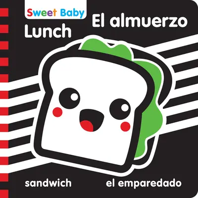 Séria Sweet Baby Obed 6x6 Bilingválna: Vysoko kontrastný úvod do stolovania - Sweet Baby Series Lunch 6x6 Bilingual: A High Contrast Introduction to Mealtime