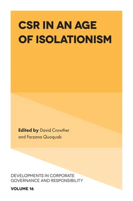 Csr vo veku izolácie - Csr in an Age of Isolationism