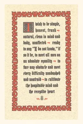 Vintage Journal Words to Live By
