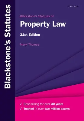 Blackstones Statutes on Property Law 31. vydanie - Blackstones Statutes on Property Law 31st Edition