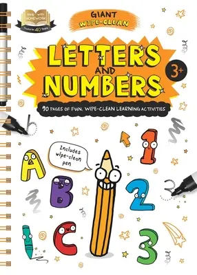 Pomoc s domácimi úlohami Písmená a čísla: Obrovský pracovný zošit na stieranie pre deti od 3 rokov - Help with Homework Letters & Numbers: Giant Wipe-Clean Workbook for 3+ Year-Olds