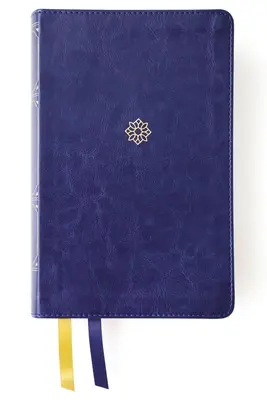 Nkjv, Thompsonova Biblia s reťazovým odkazom, príručná veľkosť, kožená, námorná farba, červené písmená, pohodlná tlač - Nkjv, Thompson Chain-Reference Bible, Handy Size, Leathersoft, Navy, Red Letter, Comfort Print
