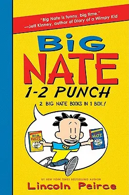 Veľký Nate 1-2 Punch: 2 knihy o Veľkom Nateovi v 1 krabici!: Obsahuje knihy Veľký Nate a Veľký Nate opäť útočí - Big Nate 1-2 Punch: 2 Big Nate Books in 1 Box!: Includes Big Nate and Big Nate Strikes Again