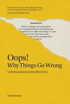 Oops! Prečo sa veci kazia: Chápanie a kontrola chýb - Oops! Why Things Go Wrong: Understanding and Controlling Error