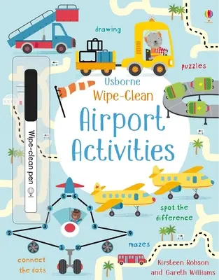 Aktivity na letisku na utieranie - Wipe-Clean Airport Activities