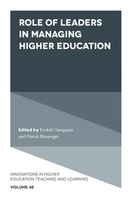 Úloha vedúcich pracovníkov v riadení vysokoškolského vzdelávania - Role of Leaders in Managing Higher Education