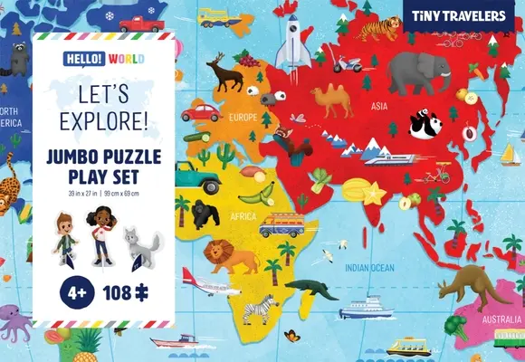 Hracia súprava Jumbo Puzzle: Preskúmajme! - Jumbo Puzzle Play Set: Let's Explore!