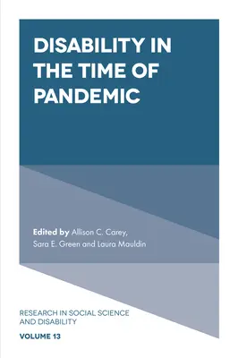 Zdravotné postihnutie v čase pandémie - Disability in the Time of Pandemic