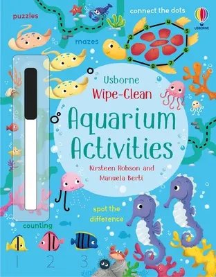 Aktivity v akváriu na utieranie - Wipe-Clean Aquarium Activities