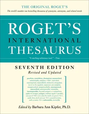 Rogetov medzinárodný tezaurus, 7. vydanie - Roget's International Thesaurus, 7th Edition