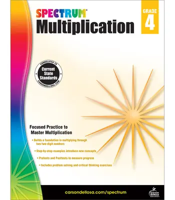 Pracovný zošit Násobenie, 4. ročník - Multiplication Workbook, Grade 4