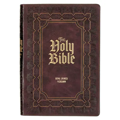 Svätá Biblia KJV, Super Giant Print Faux Leather Red Letter Edition - Ribbon Marker, King James Version, Burgundy - KJV Holy Bible, Super Giant Print Faux Leather Red Letter Edition - Ribbon Marker, King James Version, Burgundy