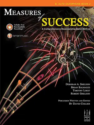 Opatrenia úspechu E-Flat altový saxofón 2. kniha - Measures of Success E-Flat Alto Saxophone Book 2