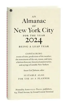 Almanach mesta New York na rok 2024 - An Almanac of New York City for the Year 2024