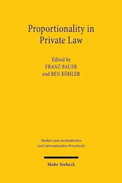 Proporcionalita v súkromnom práve - Proportionality in Private Law