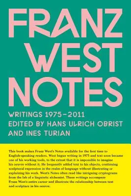 Franz West: Zápisky - Franz West: Notes