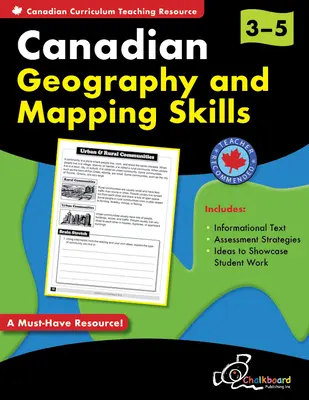Kanadský zemepis a mapovanie Triedy 3 - 5 - Canadian Geography and Mapping Skills Grades 3-5