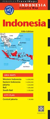 Periplus: Indonézia Mapa krajiny - Periplus: Indonesia Country Map