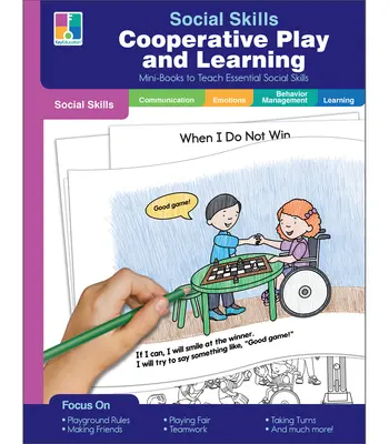 Miniknihy sociálnych zručností Kooperatívna hra a učenie - Social Skills Mini-Books Cooperative Play and Learning
