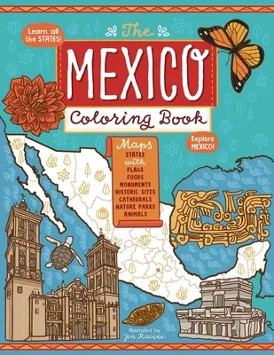 Kniha maľovaniek Mexiko - The Mexico Coloring Book