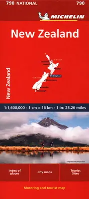 Nový Zéland Mapa 790 - New Zealand Map 790