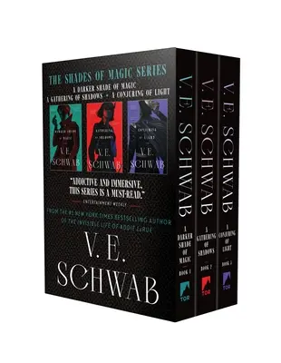 Trilógia Odtiene mágie v boxe: A Darker Shade of Magic, Gathering of Shadows, Conjuring of Light - Shades of Magic Trilogy Boxed Set: A Darker Shade of Magic, a Gathering of Shadows, a Conjuring of Light