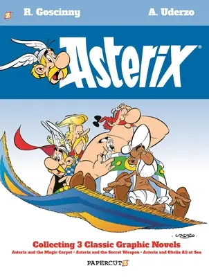 Asterix Omnibus Vol. 10: Zborník Asterix a čarovný koberec, Asterix a tajná zbraň a Asterix a Obelix na mori - Asterix Omnibus Vol. 10: Collecting Asterix and the Magic Carpet, Asterix and the Secret Weapon, and Asterix and Obelix All at Sea