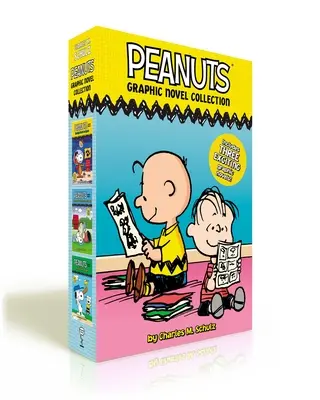 Peanuts Graphic Novel Collection (Boxed Set): Amy Wu Amy (Amy Wu Amy) - zbierka grafických románov (box): Snoopy stúpa do vesmíru; Dobrodružstvá s Linusom a kamarátmi!; Batter Up, Charlie Brown! - Peanuts Graphic Novel Collection (Boxed Set): Snoopy Soars to Space; Adventures with Linus and Friends!; Batter Up, Charlie Brown!