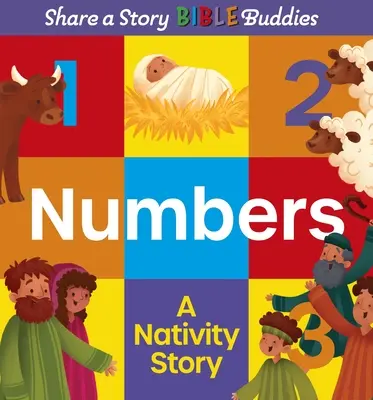 Zdieľať príbeh Biblickí kamaráti Čísla: Príbeh o jasličkách - Share a Story Bible Buddies Numbers: A Nativity Story