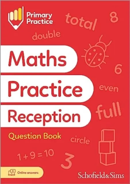 Zošit s otázkami na precvičovanie matematiky pre žiakov základnej školy, vek 4-5 rokov - Primary Practice Maths Reception Question Book, Ages 4-5