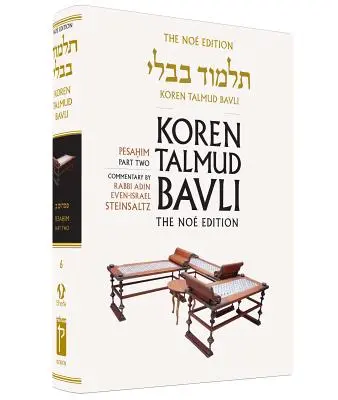Koren Talmud Bavli, zv. 7: Traktát Pesahim, časť 2: farebné vydanie Noe, hebrejčina/angličtina - Koren Talmud Bavli, Vol.7: Tractate Pesahim, Part 2: Noe Color Edition, Hebrew/English