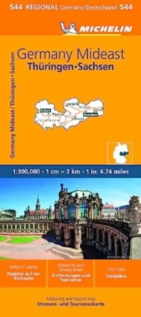 Nemecko Stredný východ Mapa 544 - Germany Mideast Map 544