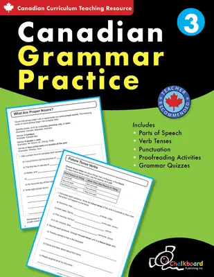 Kanadská gramatika na precvičovanie 3. ročník - Canadian Grammar Practice Grade 3