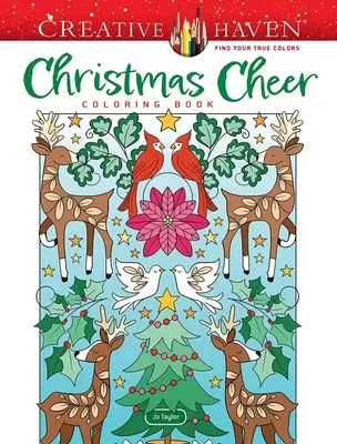 Creative Haven Vianočná nálada Omaľovánky - Creative Haven Christmas Cheer Coloring Book
