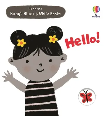 Detské čiernobiele knihy: Ahoj! - Baby's Black and White Books: Hello!