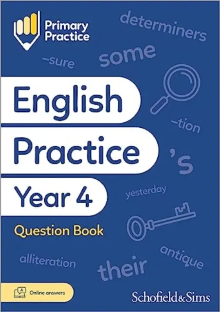 Cvičná kniha otázok pre 4. ročník ZŠ, 8-9 rokov - Primary Practice English Year 4 Question Book, Ages 8-9