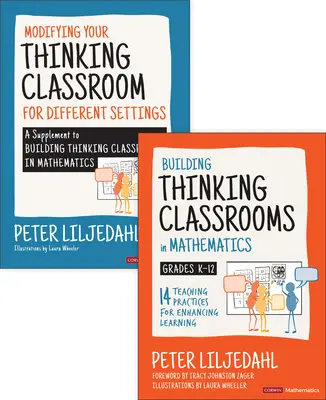 BUNDLE: Liljedahl: Building Thinking Classrooms in Mathematics, Grades K-12 + Liljedahl: Modifikácia triedy myslenia pre rôzne prostredia - BUNDLE: Liljedahl: Building Thinking Classrooms in Mathematics, Grades K-12 + Liljedahl: Modifying Your Thinking Classroom for Different Settings