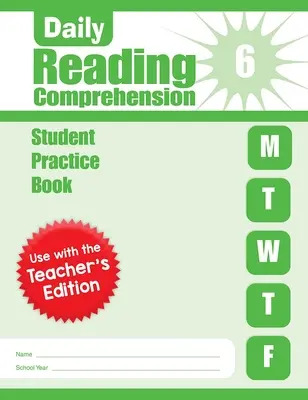 Daily Reading Comprehension, Grade 6 Student Edition Pracovný zošit - Daily Reading Comprehension, Grade 6 Student Edition Workbook
