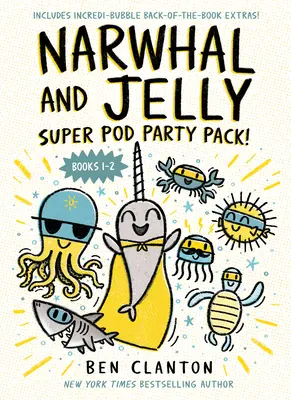 Narval a želé: Super párty balík! (Paperback Books 1 & 2) - Narwhal and Jelly: Super Pod Party Pack! (Paperback Books 1 & 2)