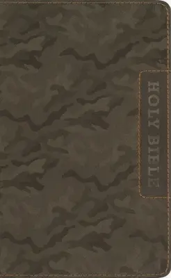 Niv, chlapčenská Biblia, kožená mäkká, hnedá kamufláž, záložky s indexom na palec, pohodlná tlač - Niv, Boys' Bible, Leathersoft, Brown Camo, Thumb Indexed Tabs, Comfort Print