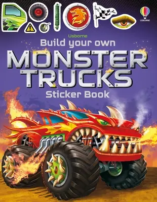 Postav si vlastné Monster Trucks Nálepka Book - Build Your Own Monster Trucks Sticker Book