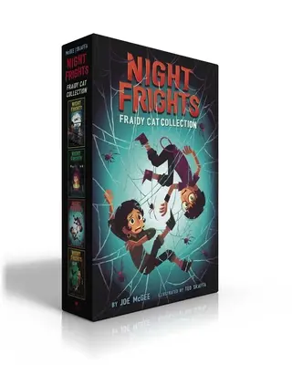 Nočné strašidlá Fraidy-Cat Collection (Boxed Set): Nočné strašidlá (Boxed Set): Strašidelné fúzy; Číhajúca fazuľka; Nie veľmi pekný pavúk; Veveričky sa stratili Nu - Night Frights Fraidy-Cat Collection (Boxed Set): The Haunted Mustache; The Lurking Lima Bean; The Not-So-Itsy-Bitsy Spider; The Squirrels Have Gone Nu