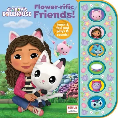 Dreamworks Gabbys Dollhouse Flowerrific Friends Zvuková kniha - Dreamworks Gabbys Dollhouse Flowerrific Friends Sound Book