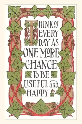 Vintage Journal Buď užitočný a šťastný slogan - Vintage Journal Be Useful and Happy Slogan