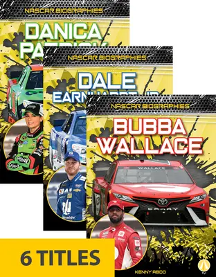 Životopisy NASCAR (sada 6) - NASCAR Biographies (Set of 6)